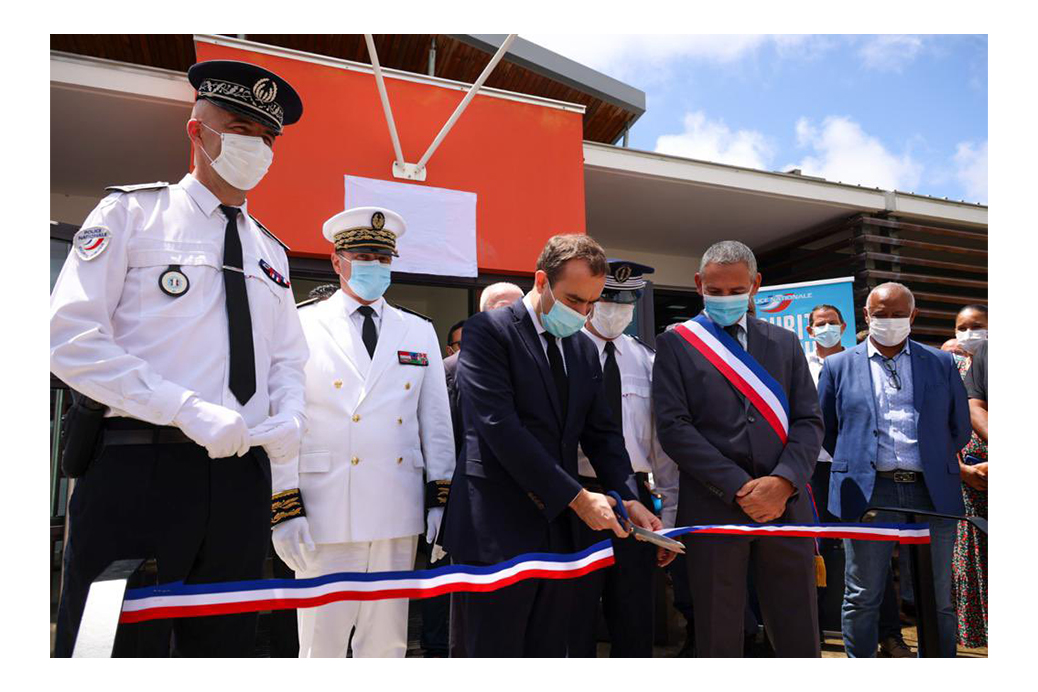 Inauguration du commissariat de police de St-André à La Réunion