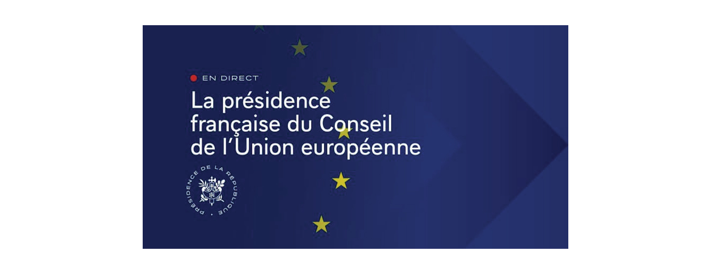 Logo de la présidence française de l'Union européenne