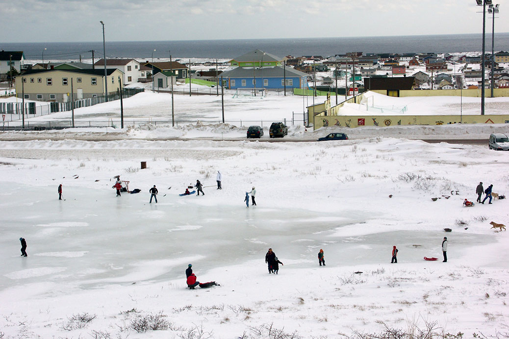 Hiver, aire de jeux traditionnel