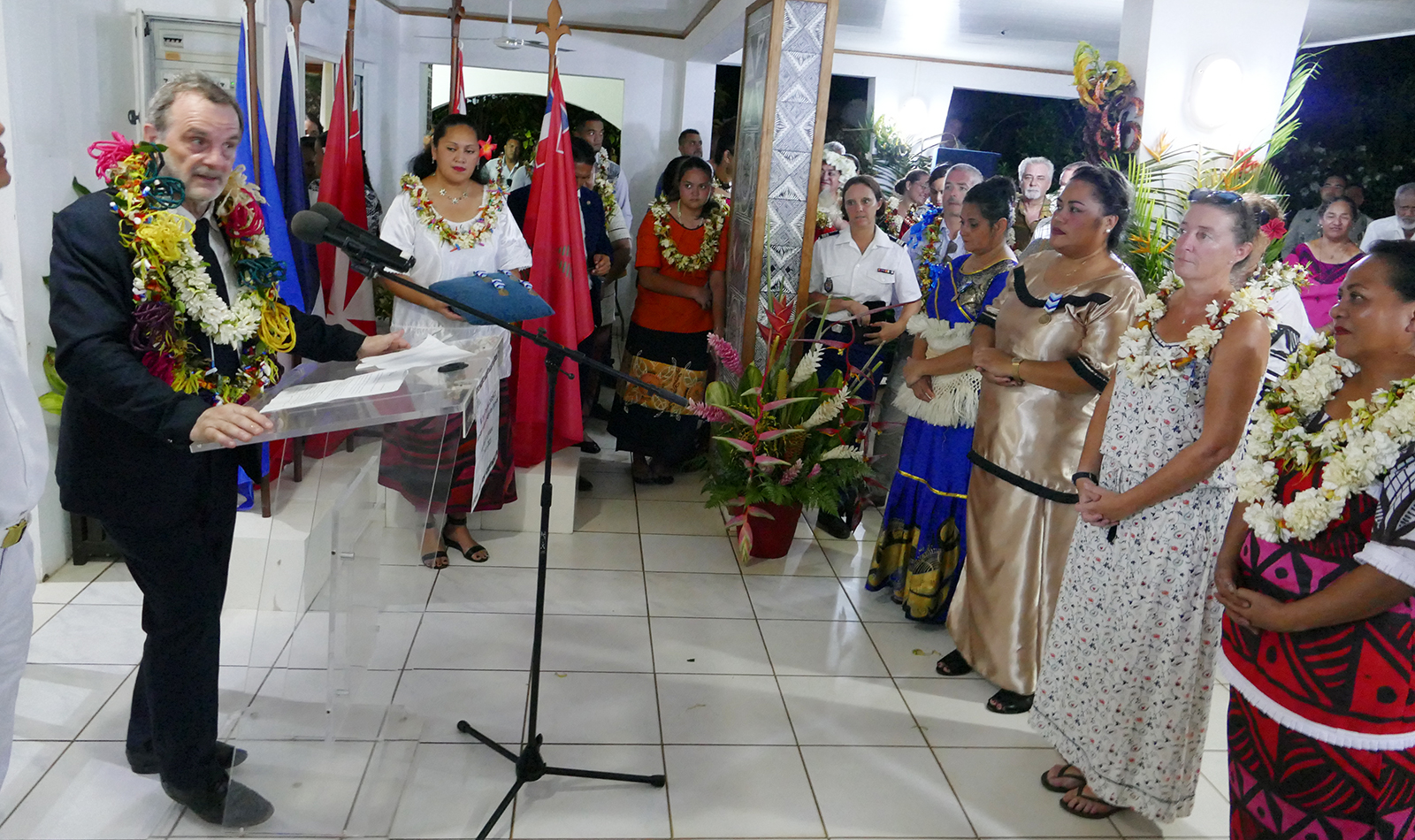 Réception des forces vives de Wallis-et-Futuna à la préfecture