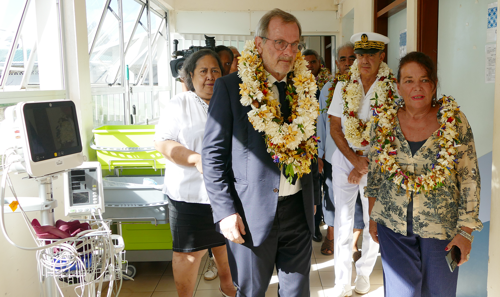 Visite de l'hôpital de Sia à Wallis