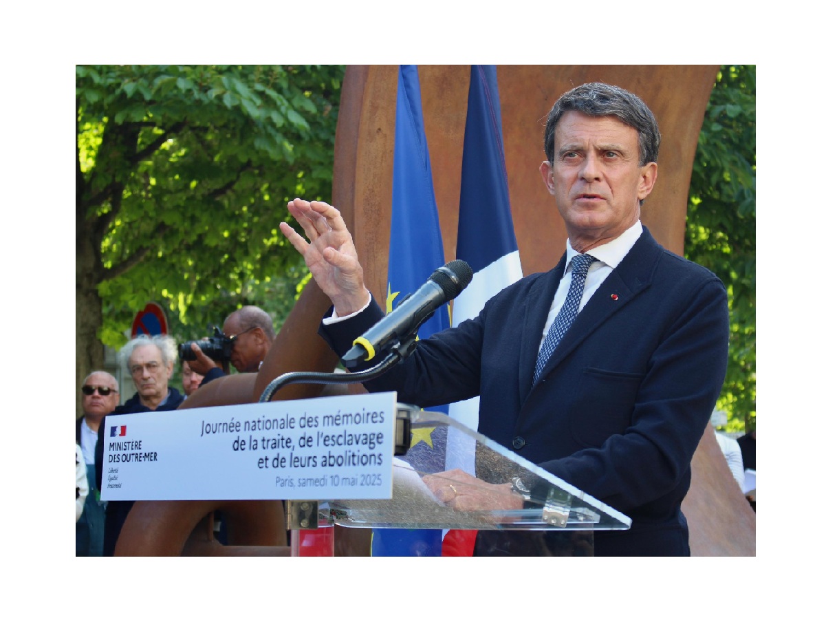 Manuel Valls commémore à Paris, la Journée nationale des mémoires de la traite, de l’esclavage et de leurs abolitions