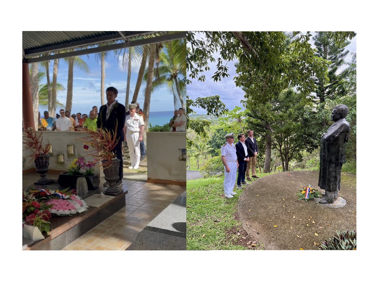 hommage du ministre à Yeiwene Yeiwene à Maré et, à Nouméa, à Jean-Marie Tjibaou