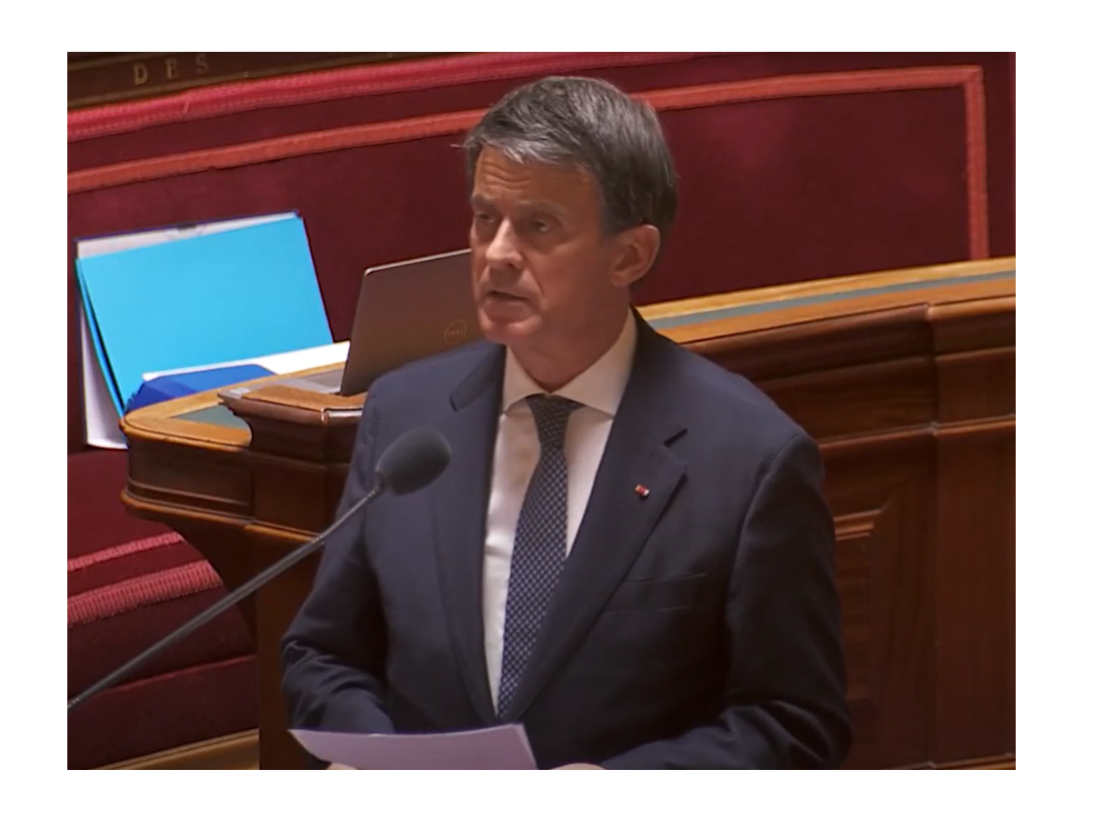 Manuel Valls au Sénat
