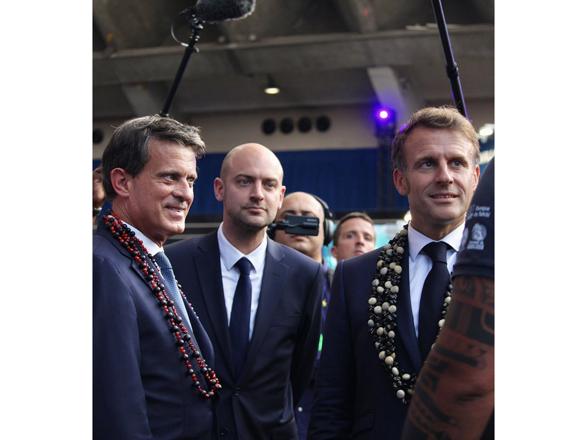 #UNOC3 Emmanuel Macron et Manuel Valls
