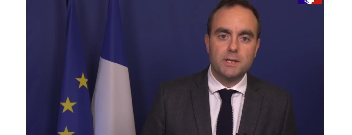 Sébastien Lecornu, ministre des Outre-mer s'adresse aux Guadeloupéens